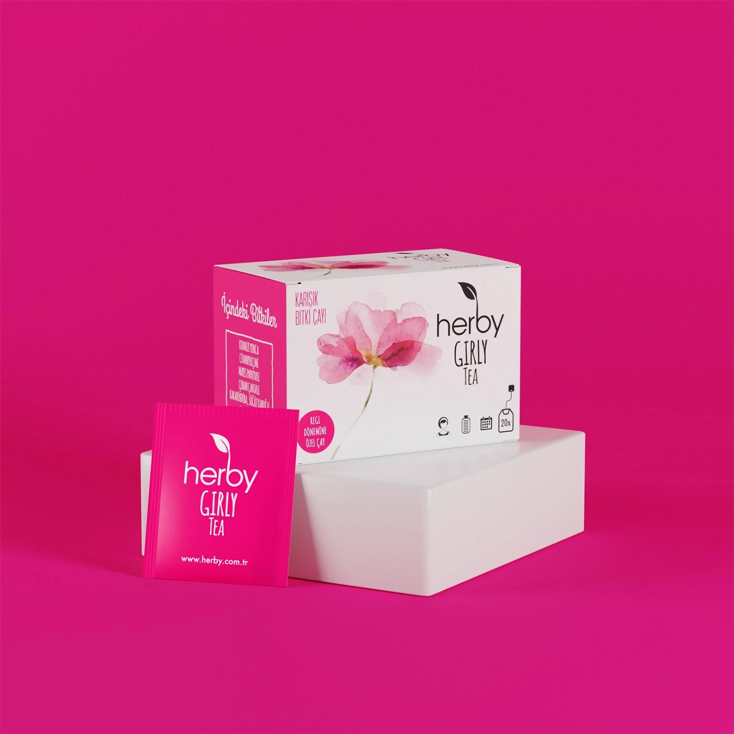 Herby Girly Tea 20'li Regl Dönemi Rahatlatıcı Bitki Çayı