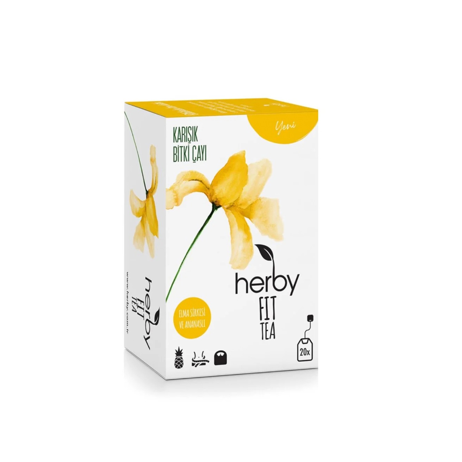 Herby Fit Tea Elma Sirkeli & Ananaslı 20'li