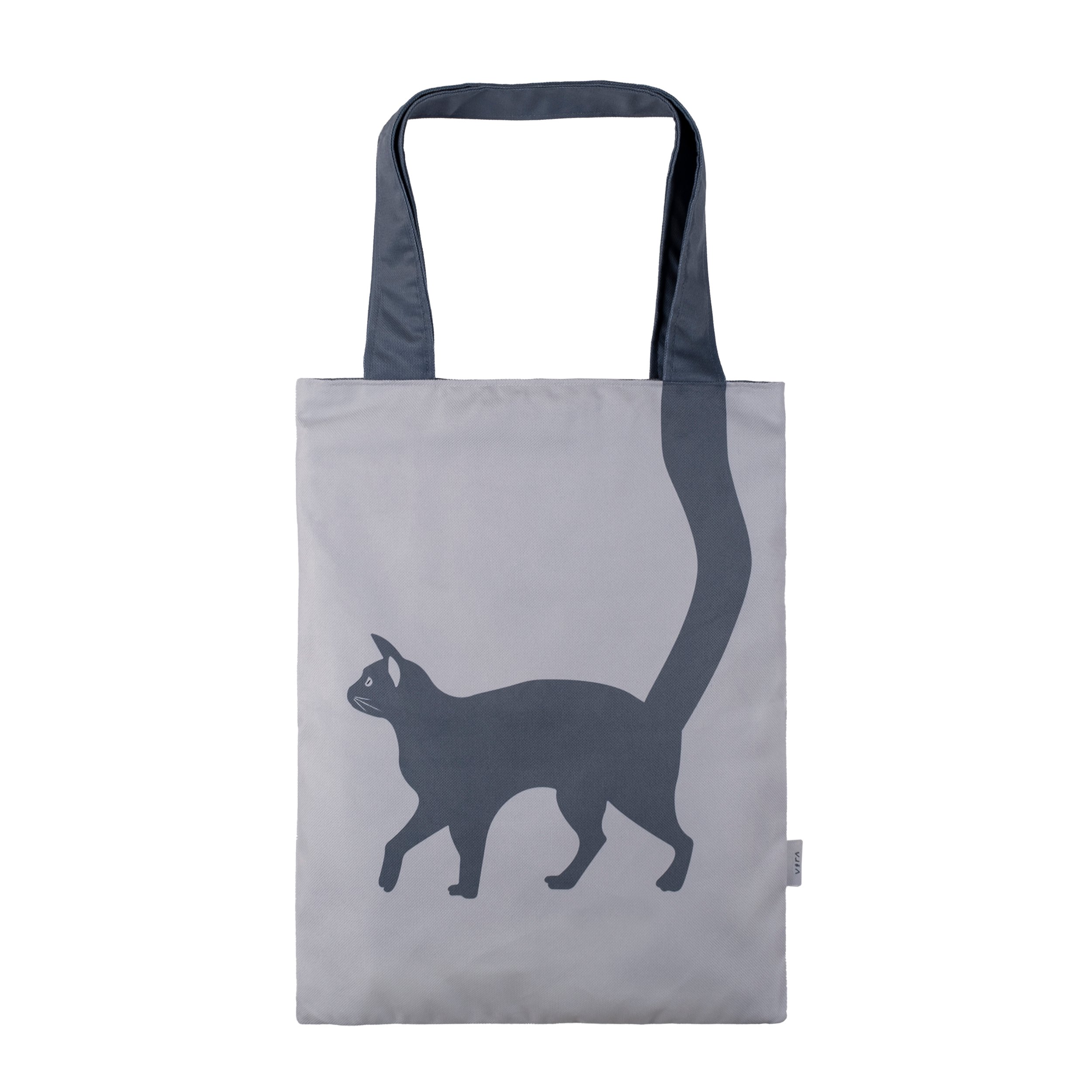 Gray Cat Tote Bag