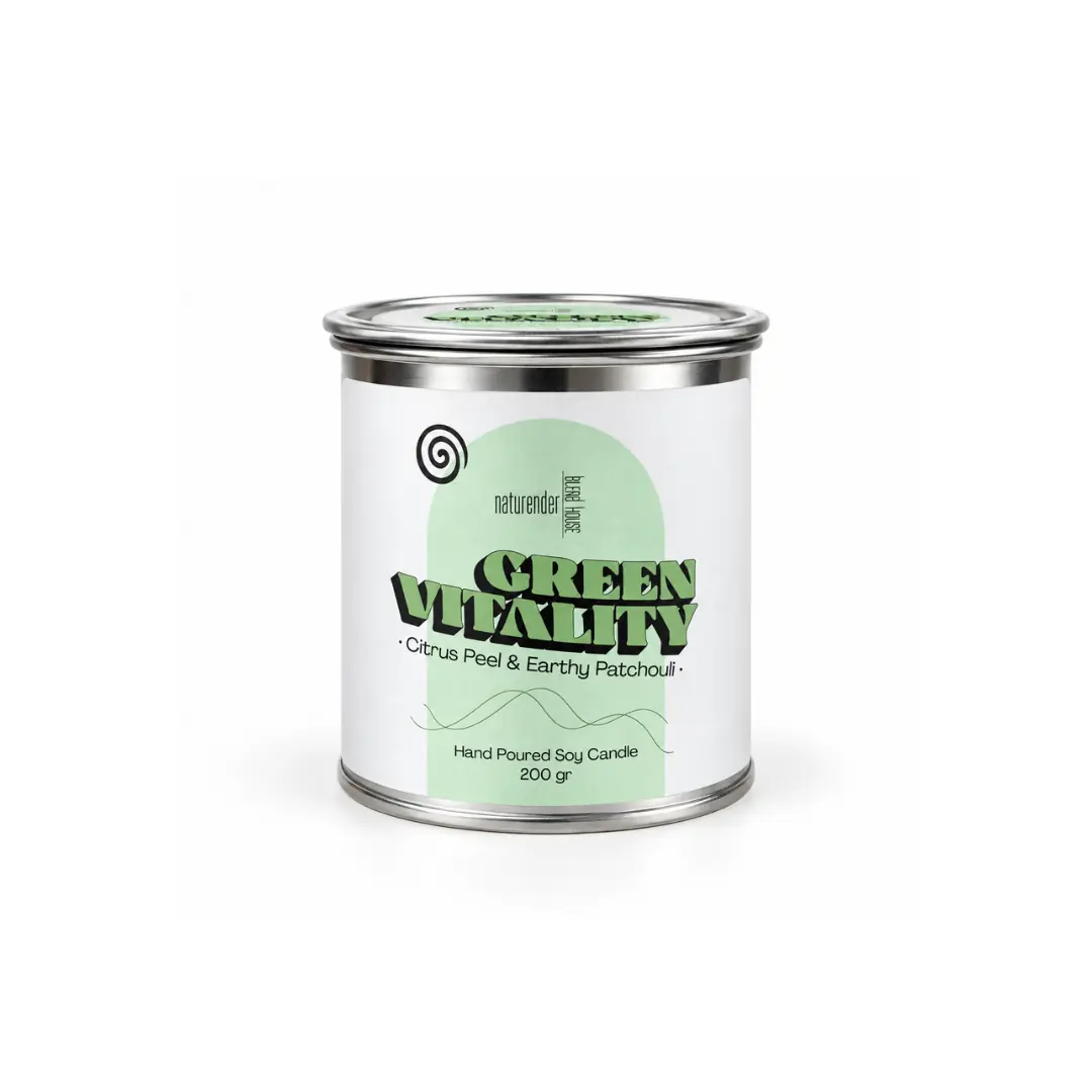 Naturender Green Vitality 200 g soya wax kokulu mum