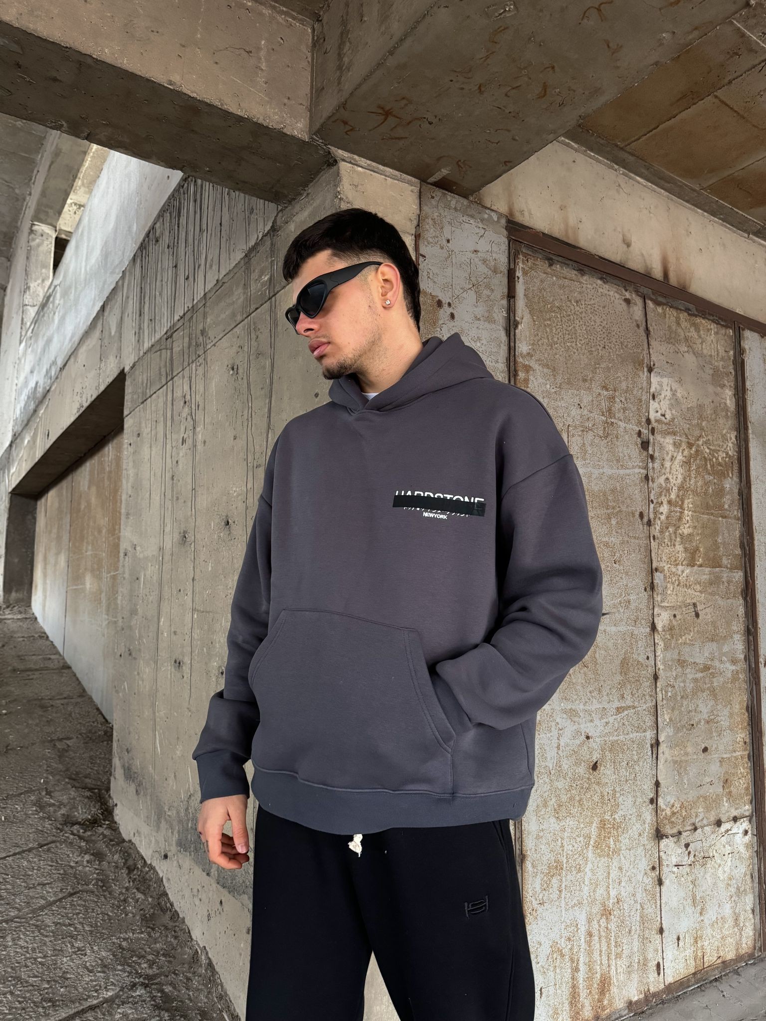 Baskılı Oversize Sweatshirt 4049