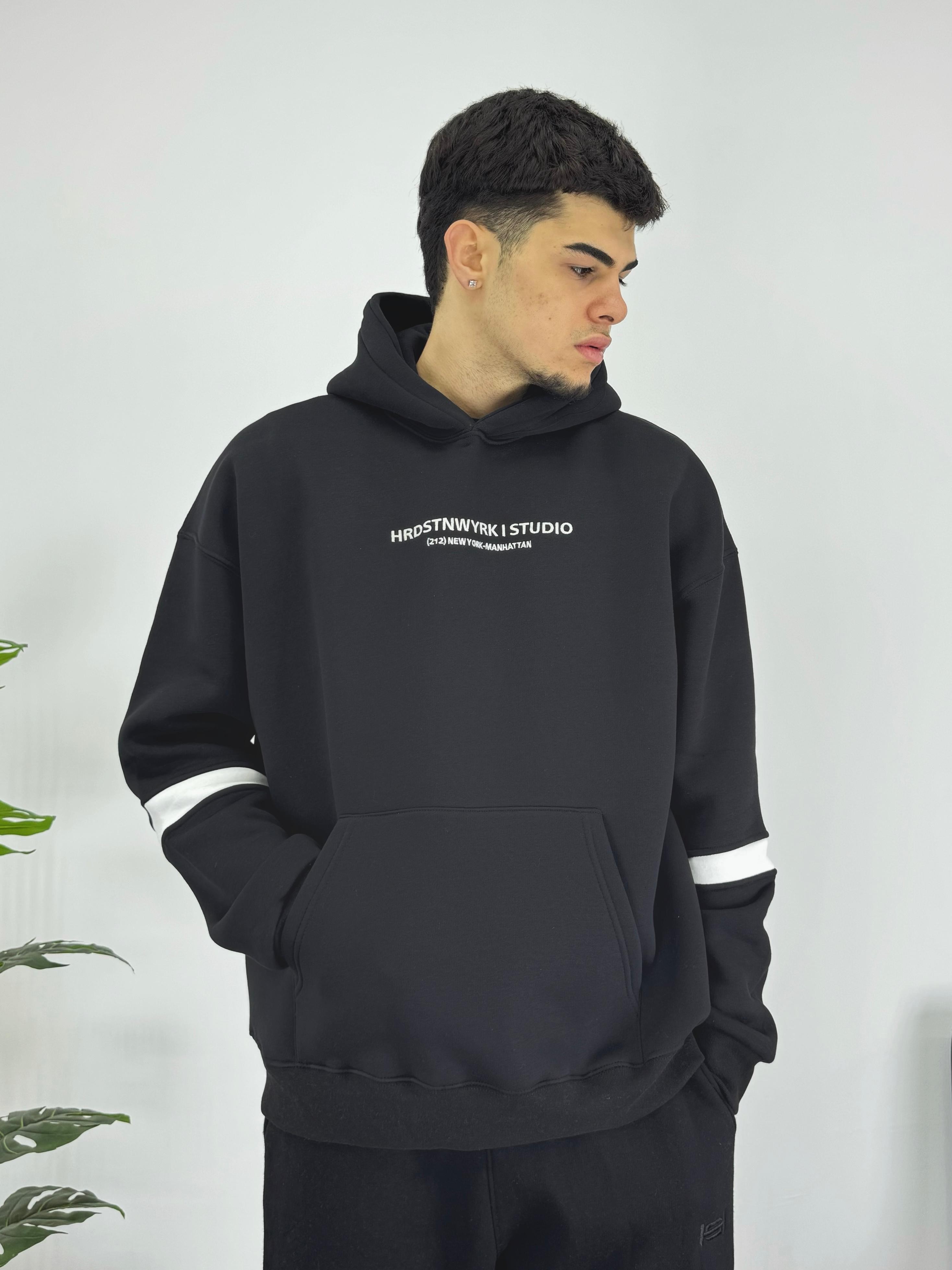 Hsny Nakışlı Oversize Sweatshirt  6509