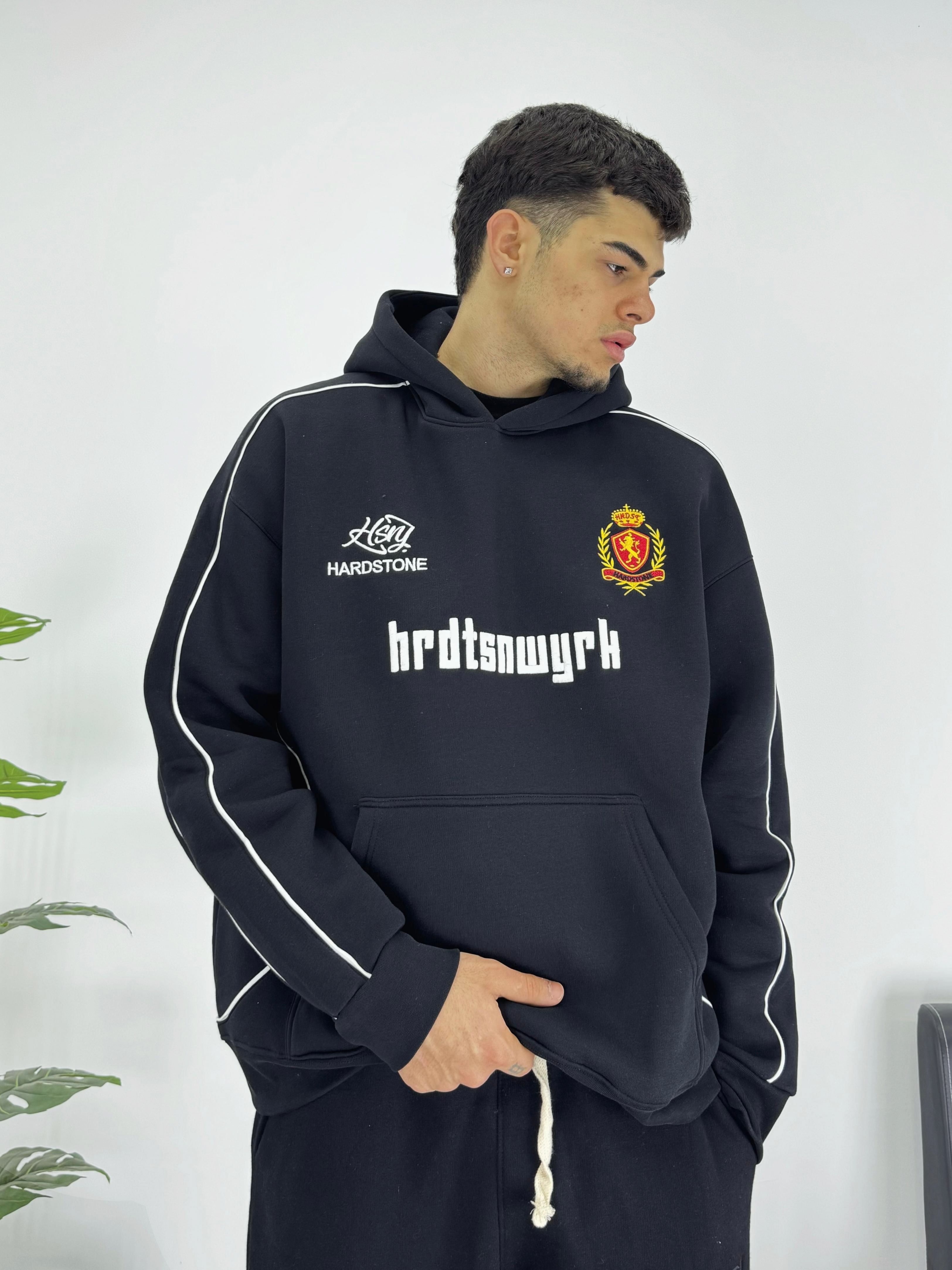 Arma Nakışlı Oversize Sweatshirt 6502