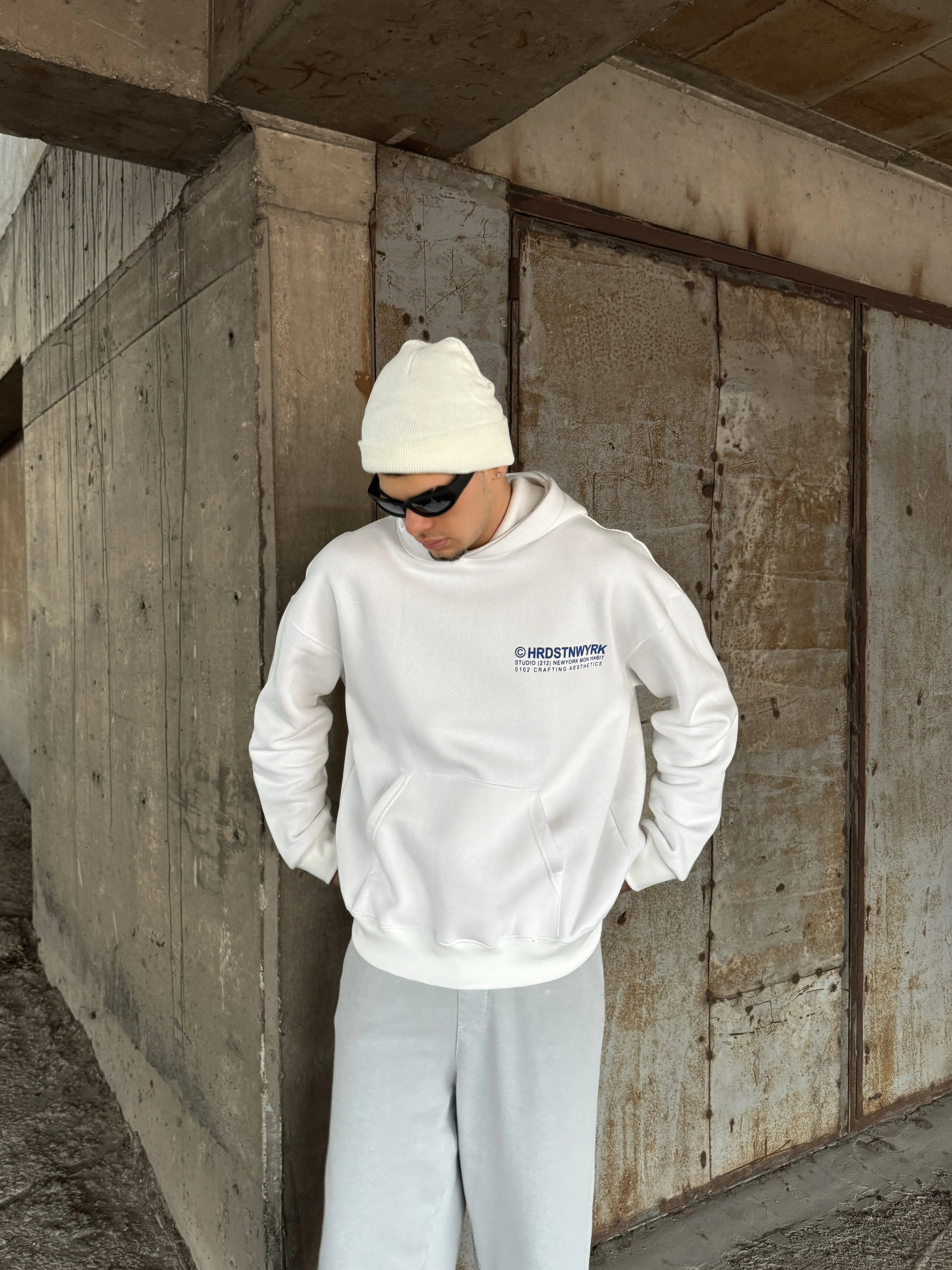 Baskılı Oversize Sweatshirt 4001