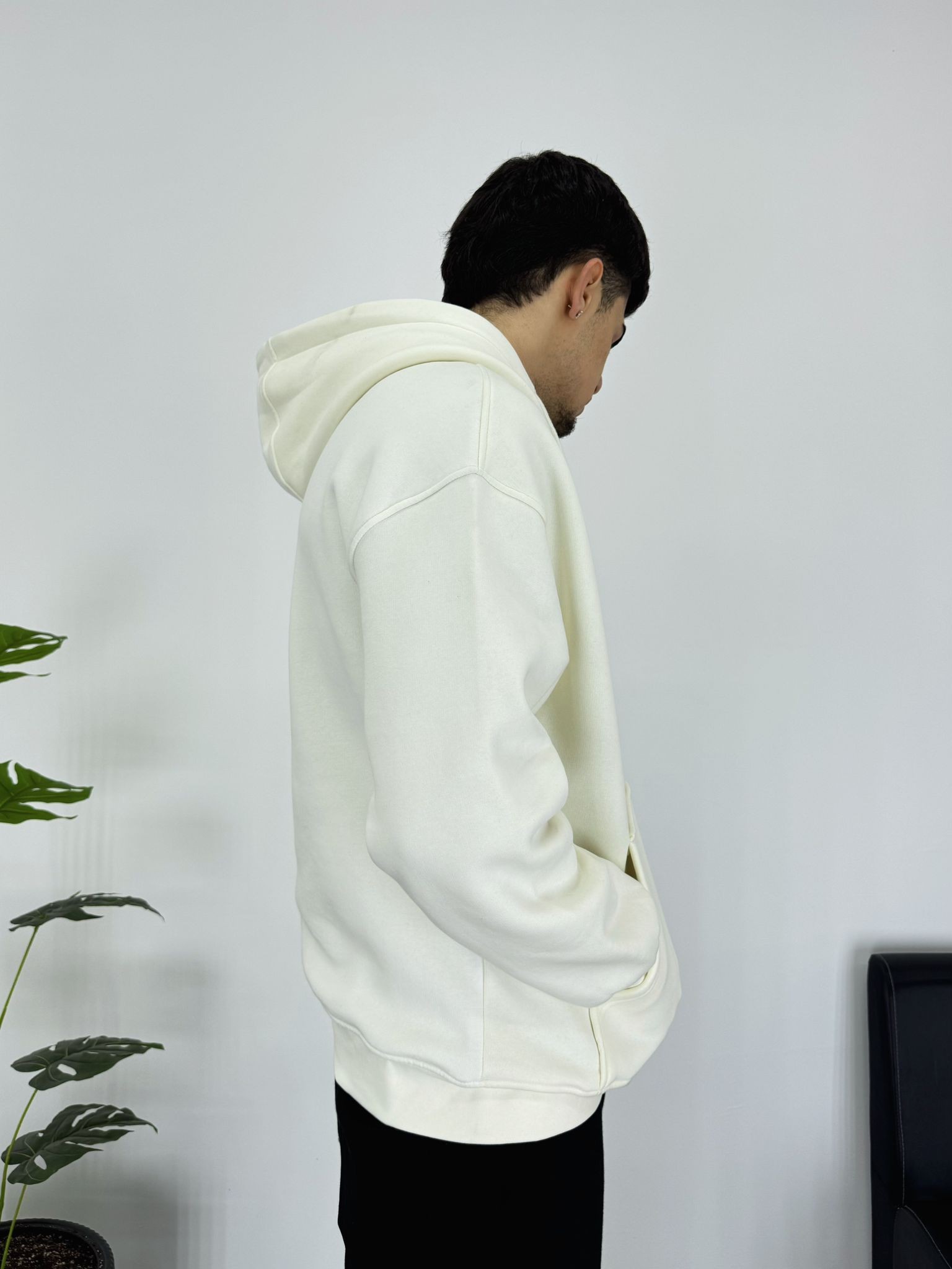 Kuru Kafa Nakışlı Oversize Sweatshirt 6525