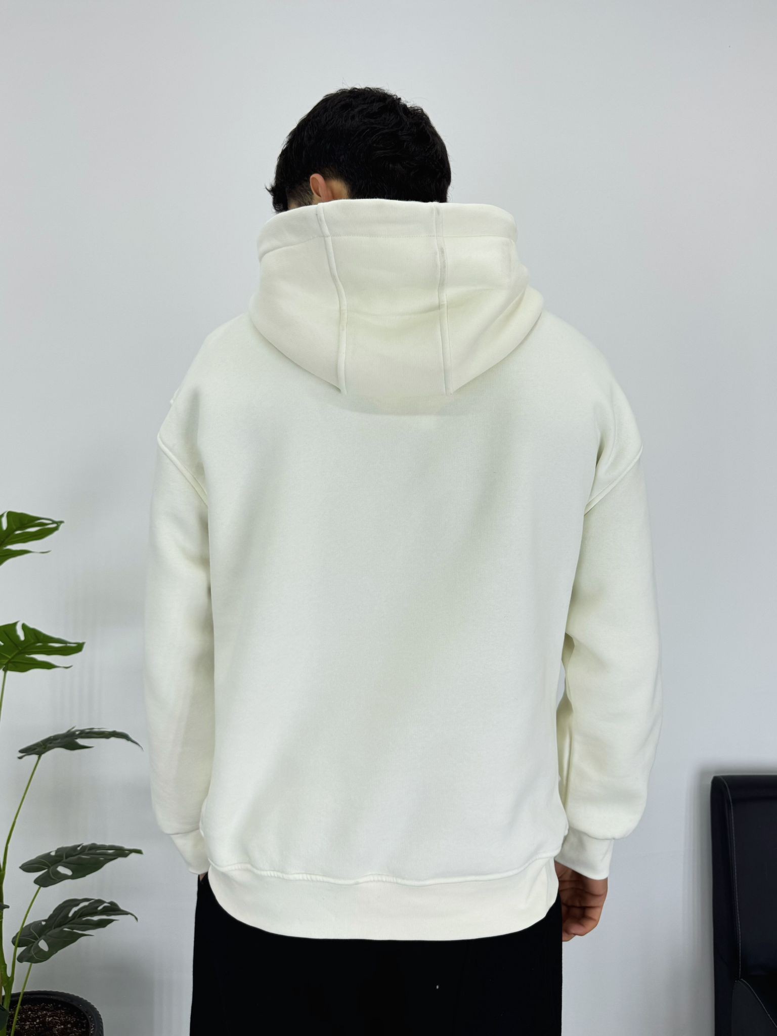 Kuru Kafa Nakışlı Oversize Sweatshirt 6525