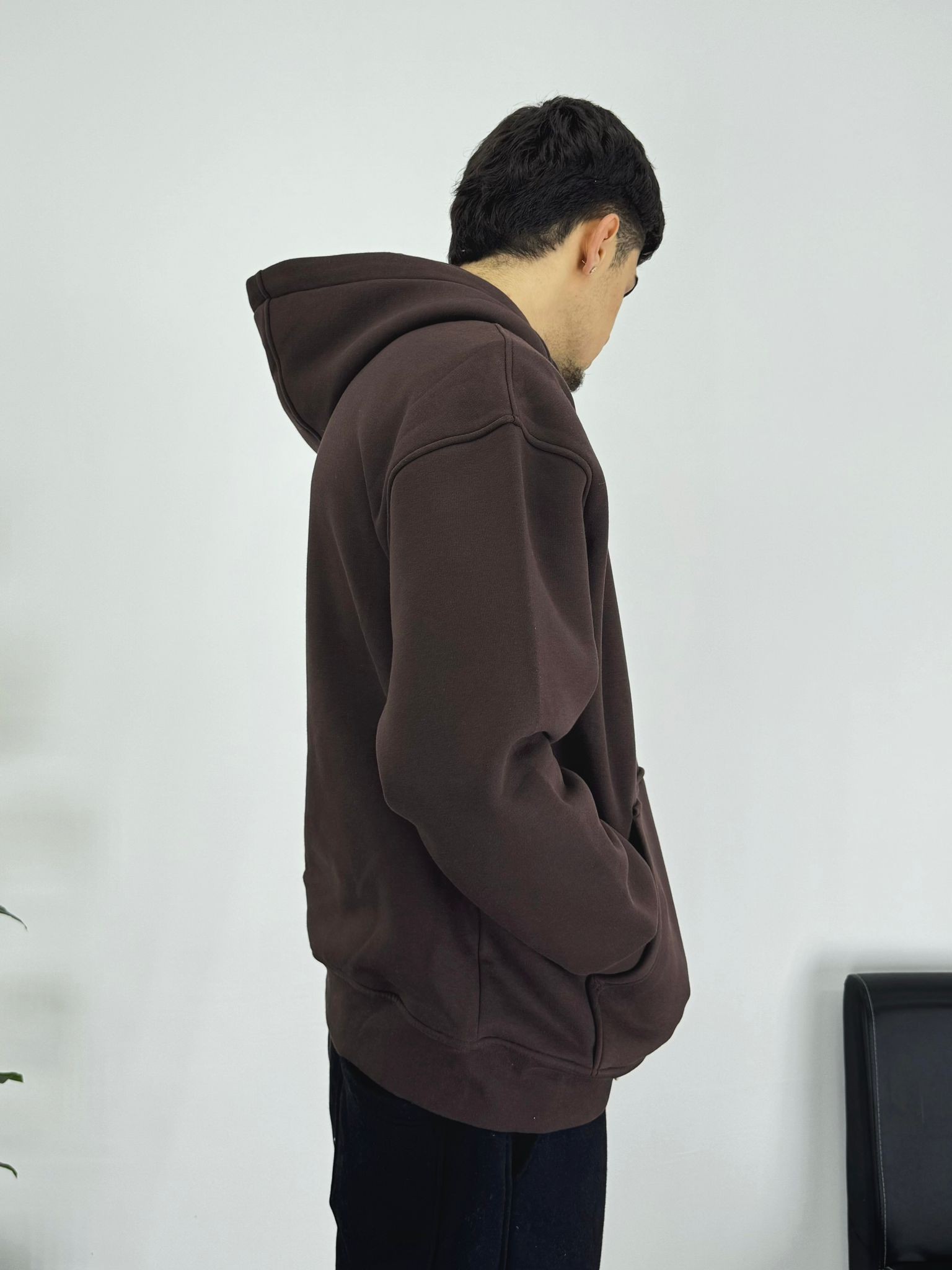 Kuru Kafa Nakışlı Oversize Sweatshirt 6522