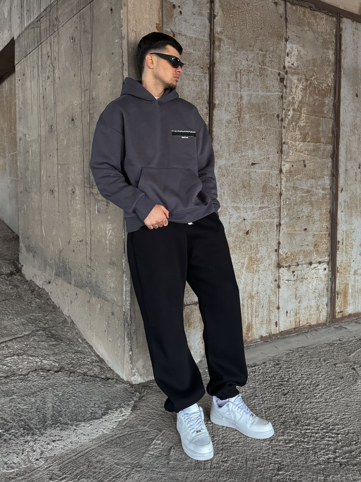 Baskılı Oversize Sweatshirt 4049