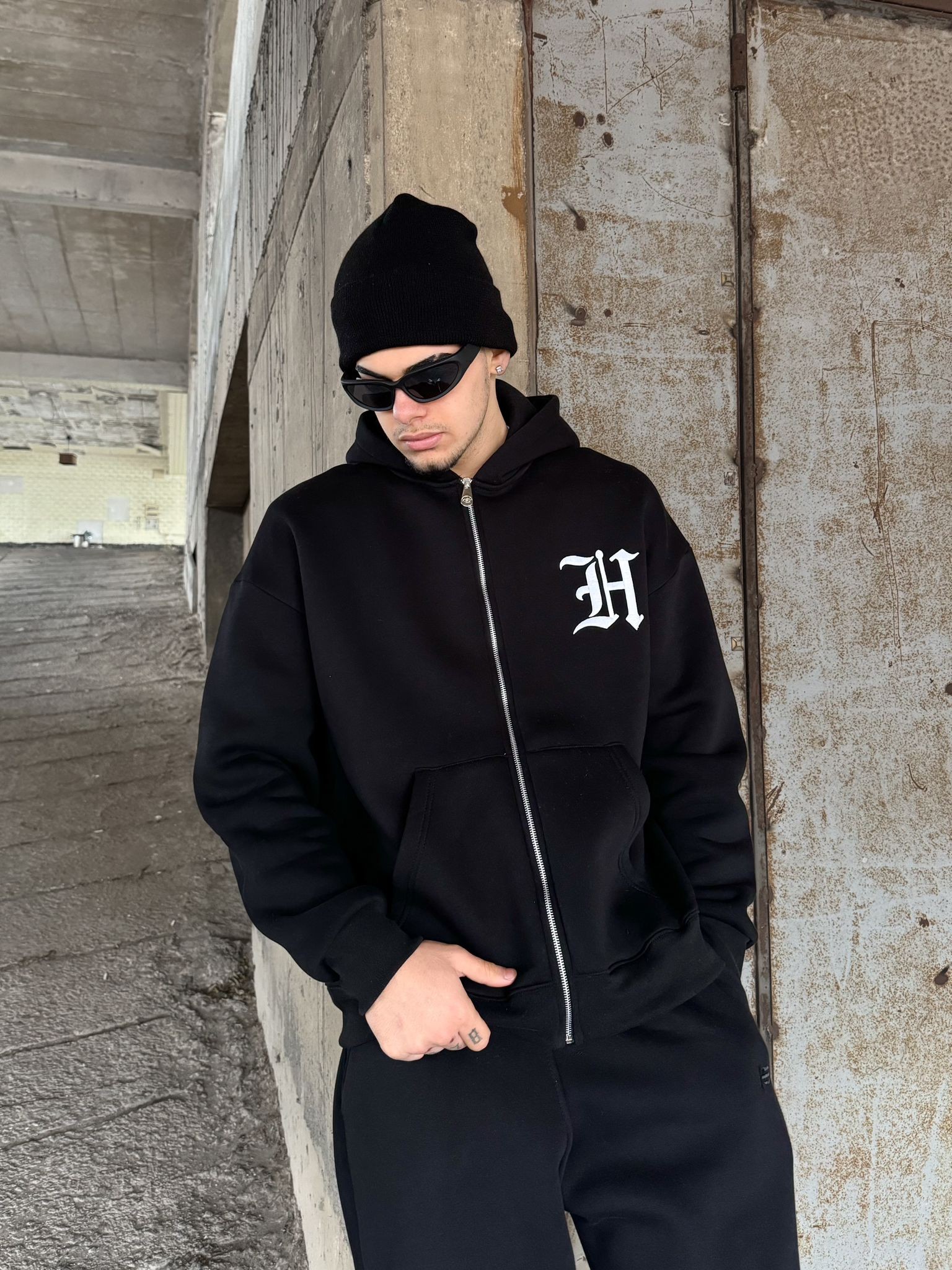 Oversize Zip Hoodie 4032