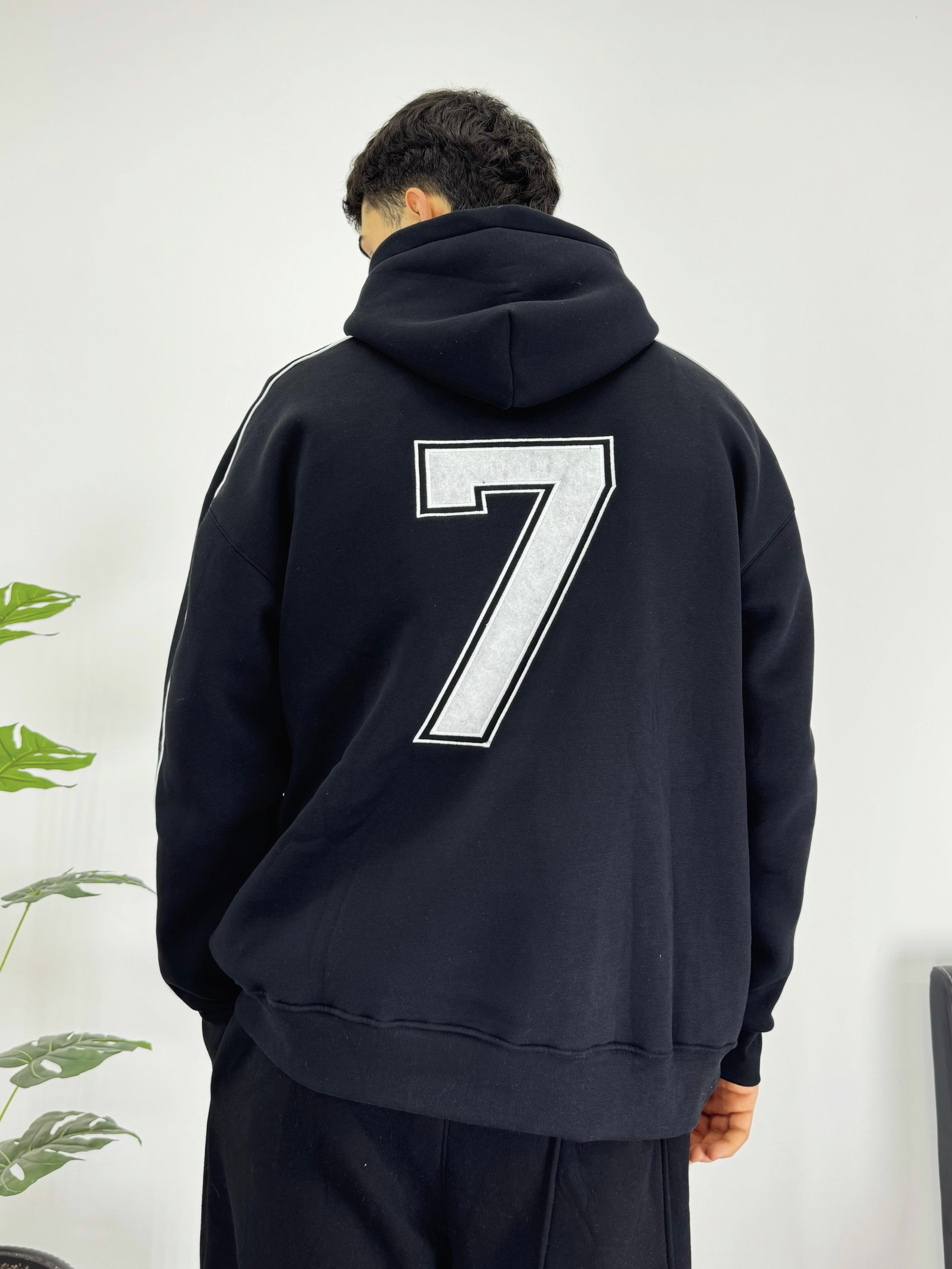 Arma Nakışlı Oversize Sweatshirt 6502