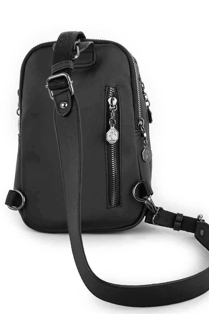 Nas Bag Bel ve Body Bag Taşlı - Gümüş