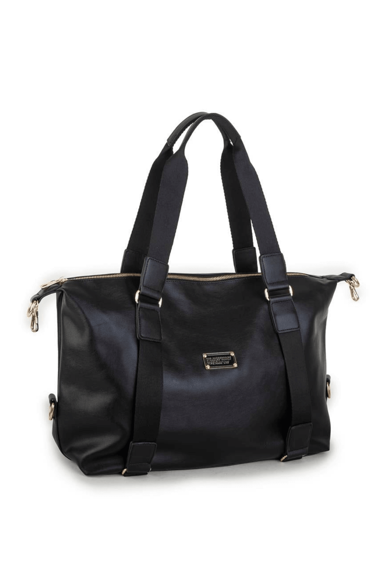 Nas Bag Extra Büyük Boy Omuz Çantası - Siyah Nero (Eni 44 cm, Boyu 32 cm)