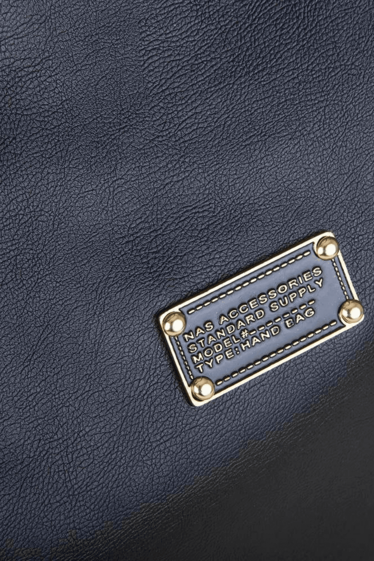 Nas Bag Extra Büyük Boy Omuz Çantası - Siyah Nero (Eni 44 cm, Boyu 32 cm)