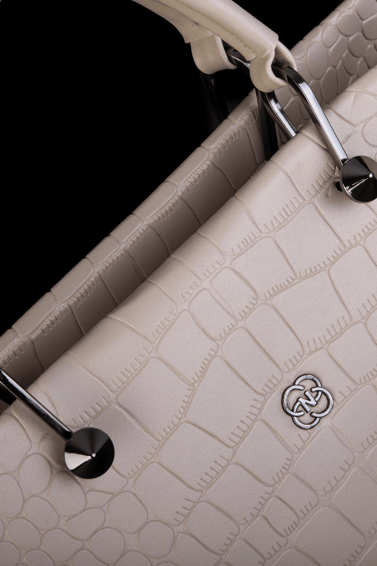 Nas Bag Kadın El Çantası Baskılı - Kum
