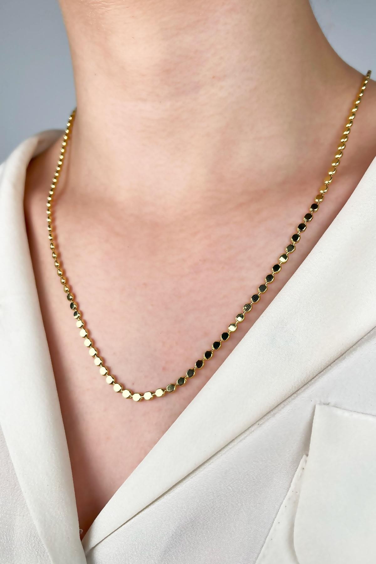 Xuping Ezme Pul Zincir - Gold