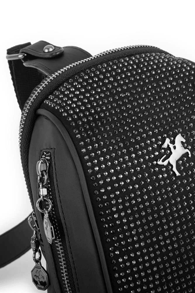 Nas Bag Bel ve Body Bag Taşlı - Siyah