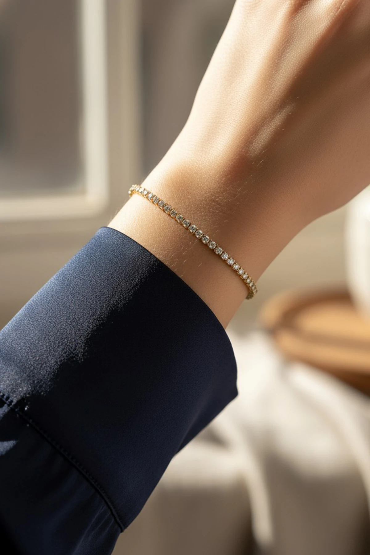 Su Yolu Model Xuping Kararmaz Bileklik - Gold