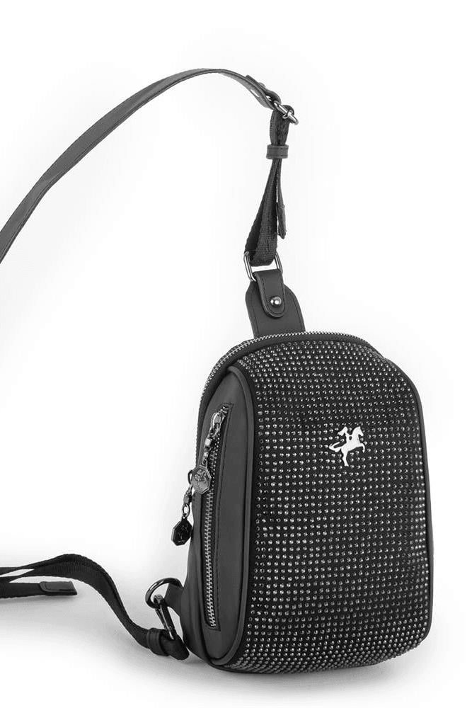 Nas Bag Bel ve Body Bag Taşlı - Siyah