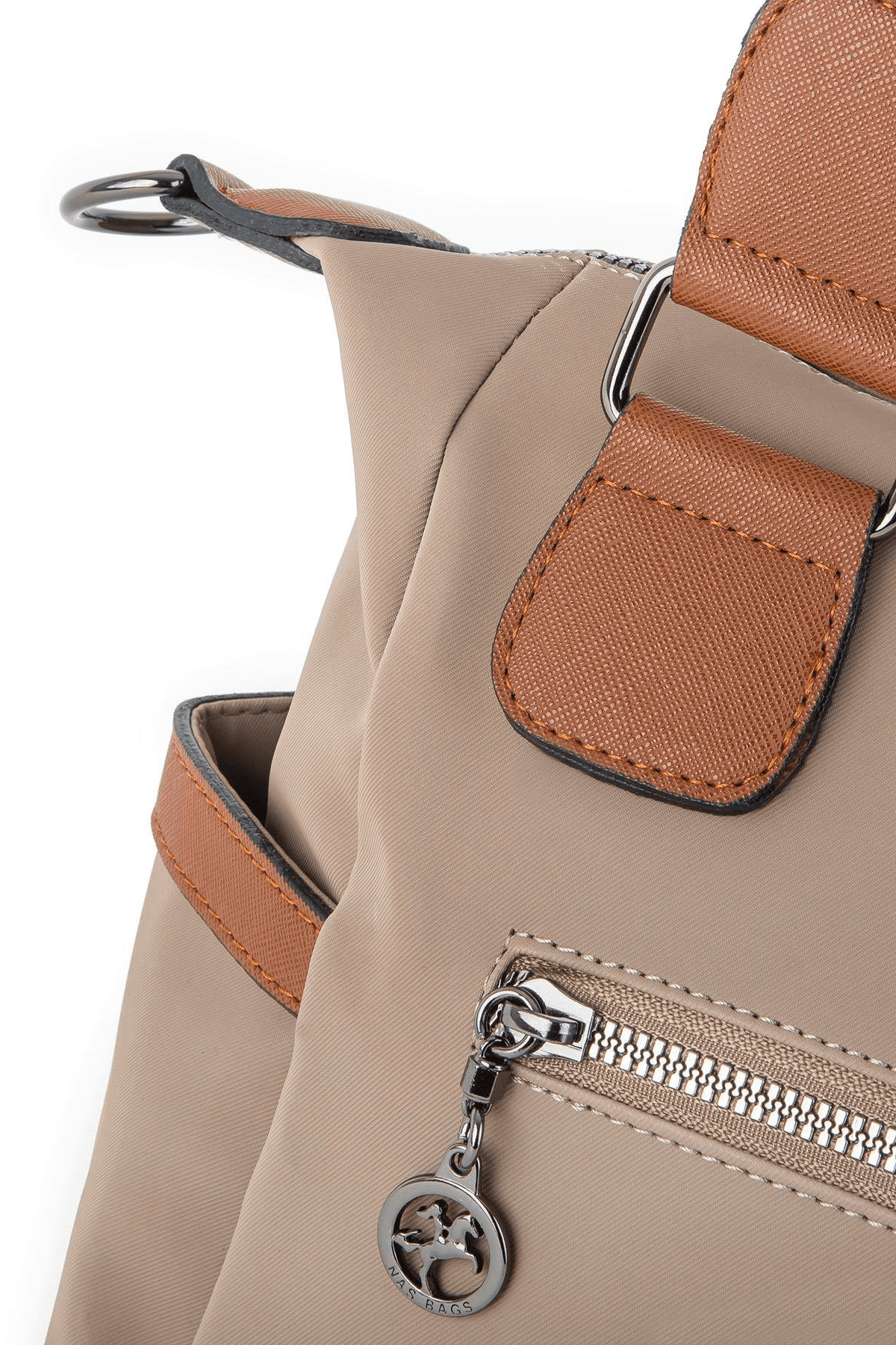 Nas Bag Kadın El Çantası - Vizon Taba Buzzy