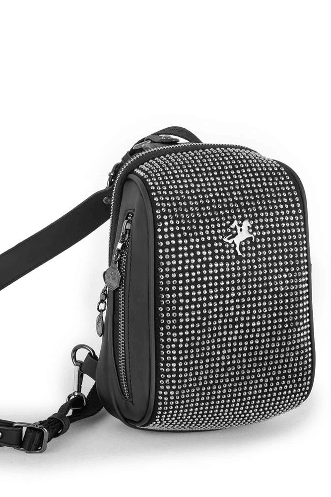 Nas Bag Bel ve Body Bag Taşlı - Gümüş