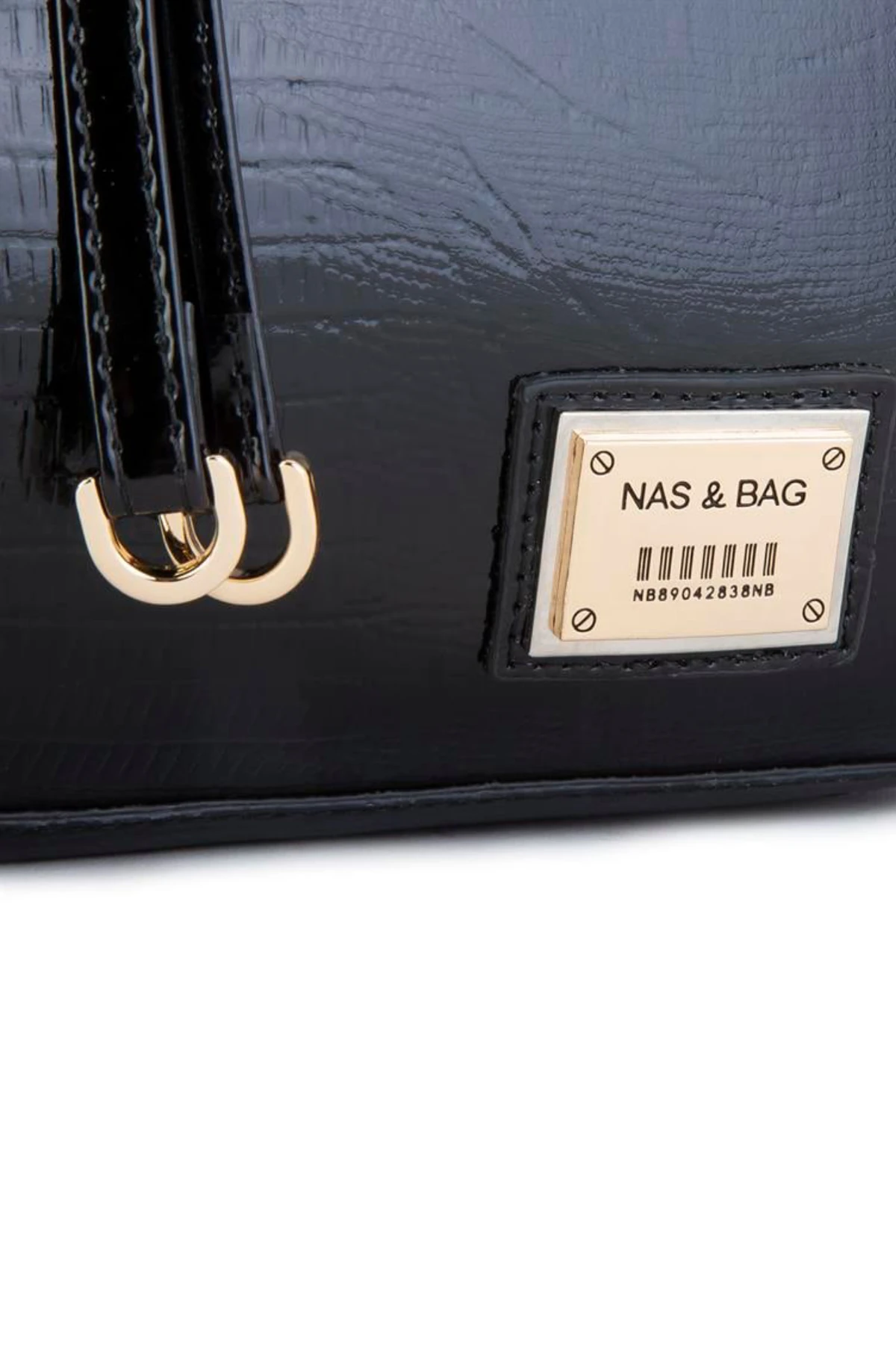 Nas Bag Kadın Çapraz Çanta - Siyah Lazer