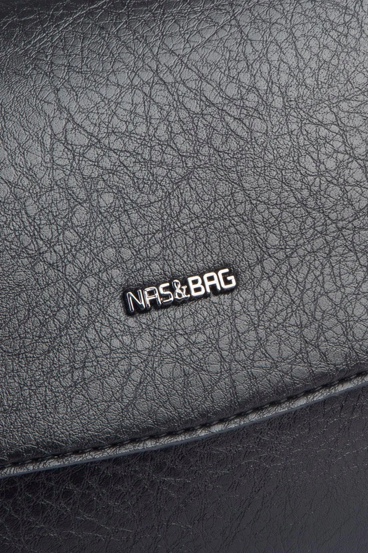 Nas Bag Kadın Çapraz Çanta Üç Bölmeli Siyah Victoria