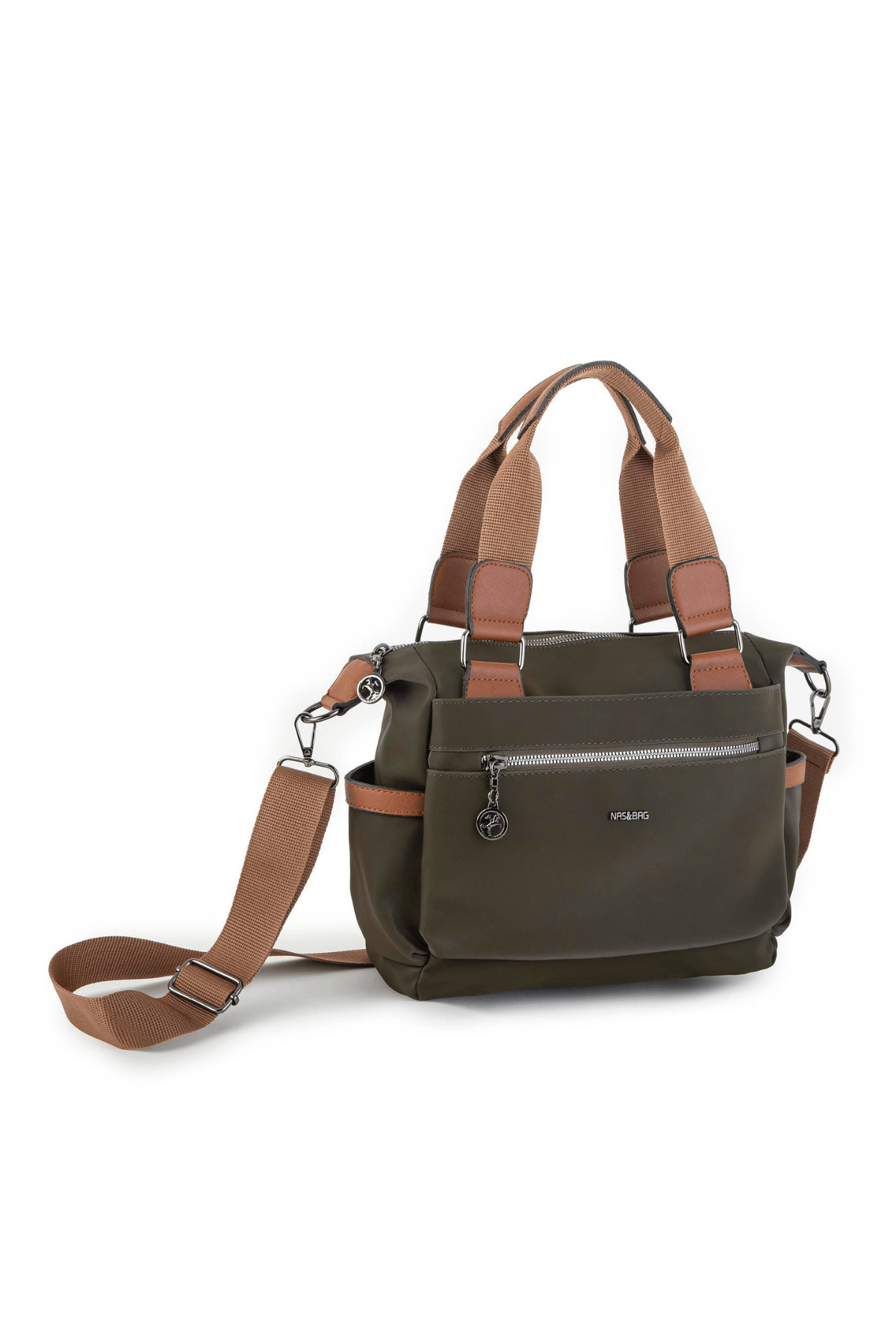 Nas Bag Kadın El Çantası - Yeşil Taba Buzzy