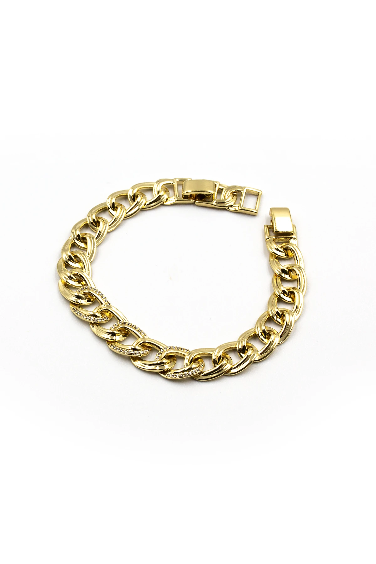 Samanyolu Model Xuping Kararmaz Gold Renk Kadın Zarif Bileklik