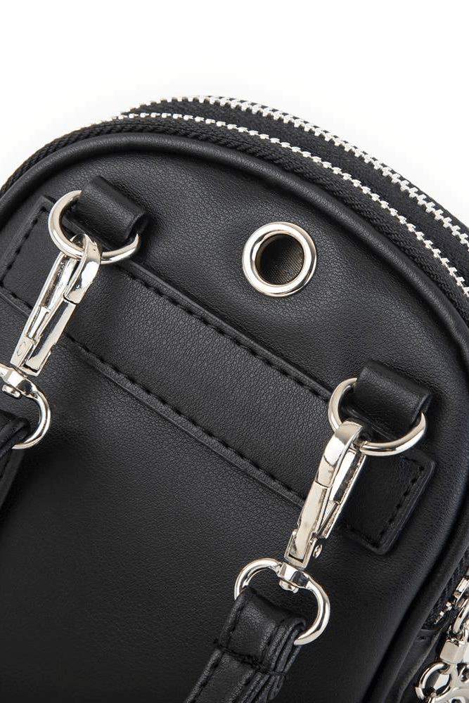 Nas Bag Çapraz Çanta Gümüş Taşlı