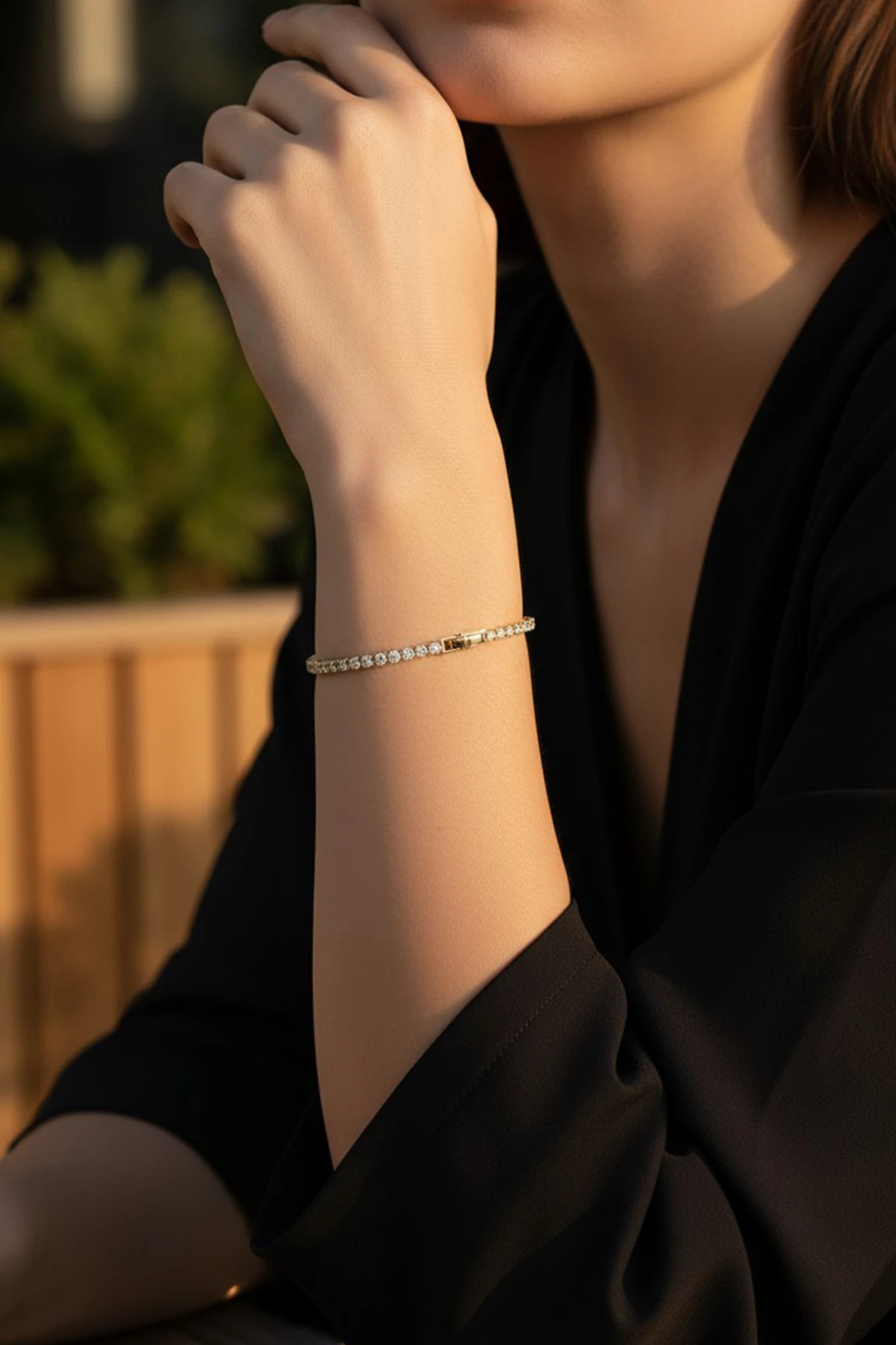 Su Yolu Model Xuping Kararmaz Bileklik - Gold