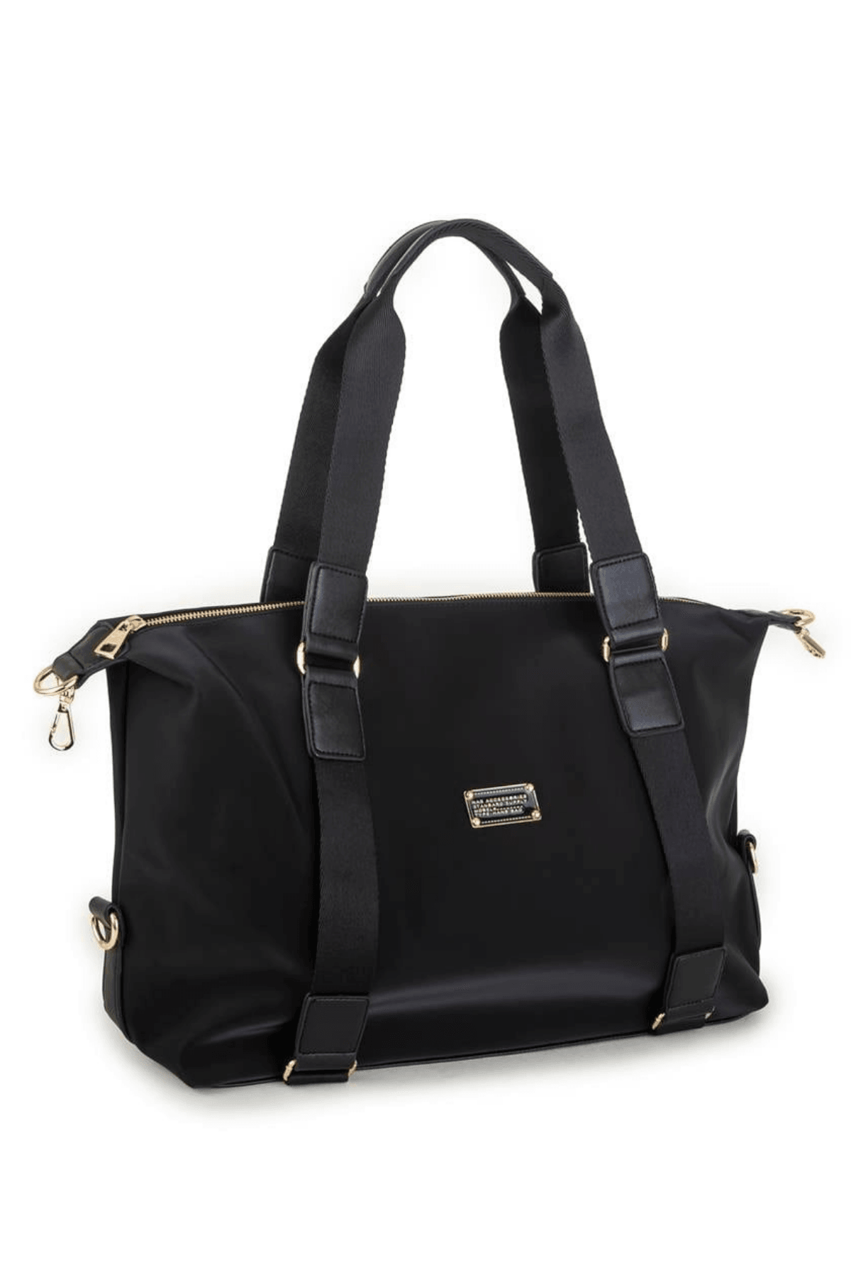 Nas Bag Extra Büyük Boy Omuz Çantası - Siyah Buzzy (En 44 cm, Boy 32 cm)