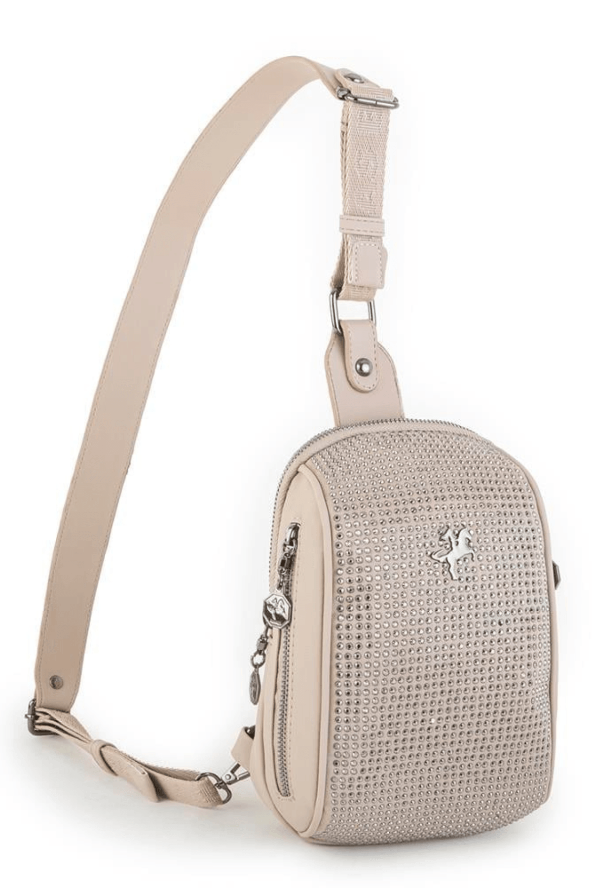 Nas Bag Bel ve Body Bag Taşlı - Kum