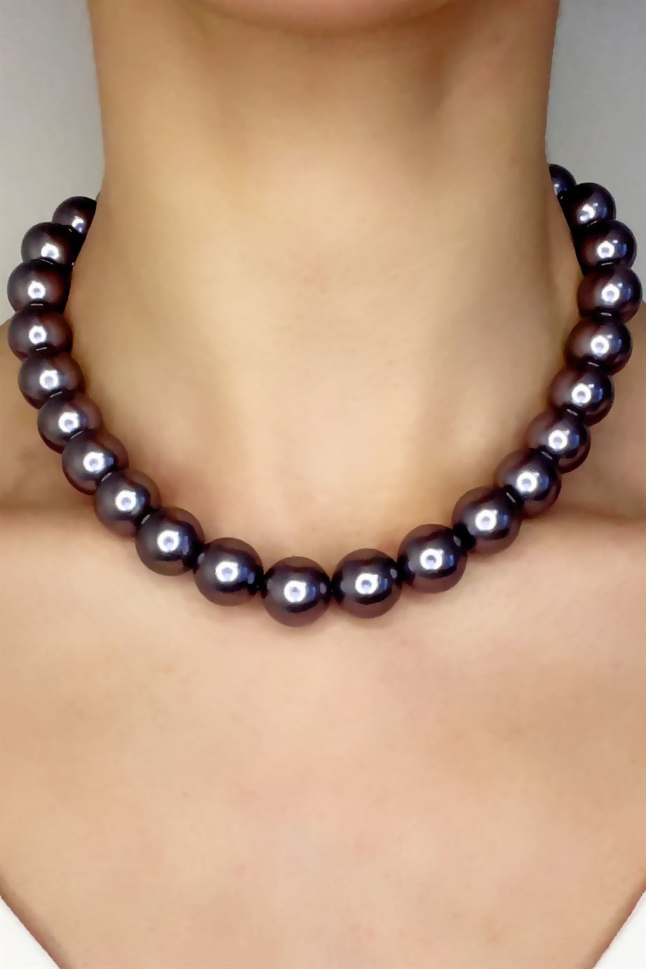 Gray Pearl Necklace