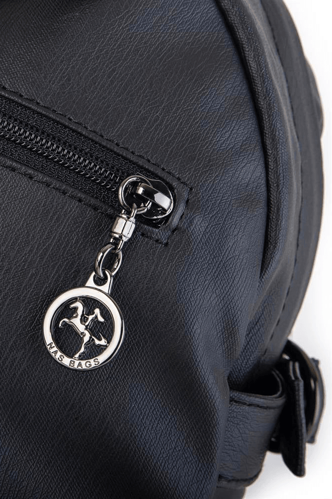 Nas Bag Kadın Çok Gözlü Sırt Çantası - Siyah