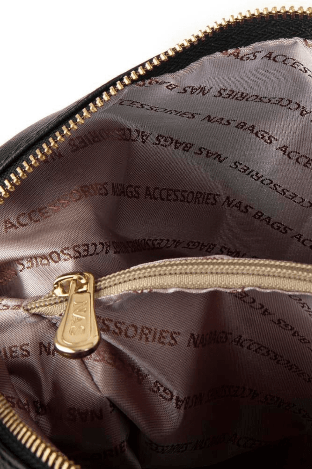 Nas Bag Extra Büyük Boy Omuz Çantası - Siyah Nero (Eni 44 cm, Boyu 32 cm)
