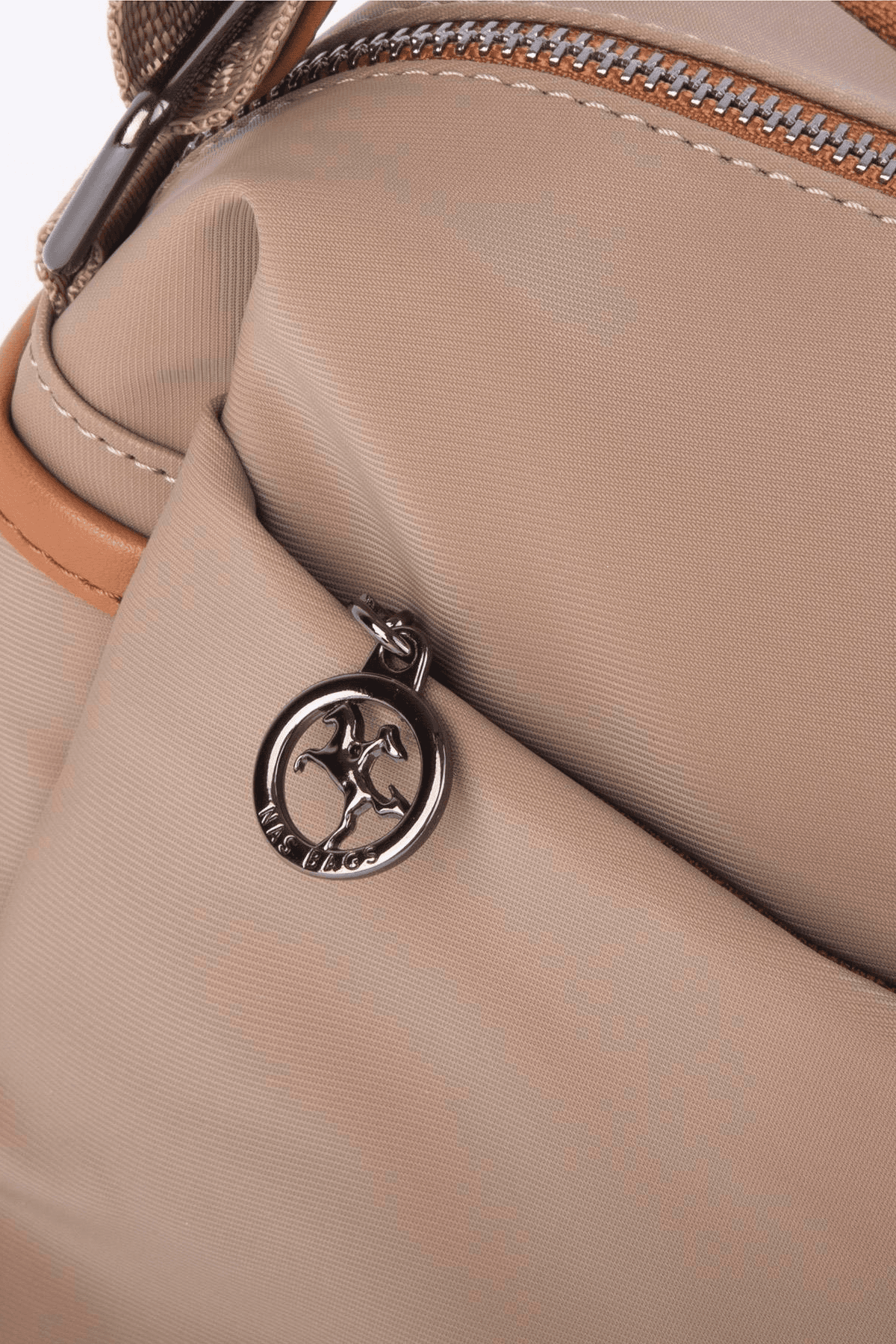 Nas Bag Çok Gözlü Kadın Çapraz Çanta - Vizon Taba Buzzy