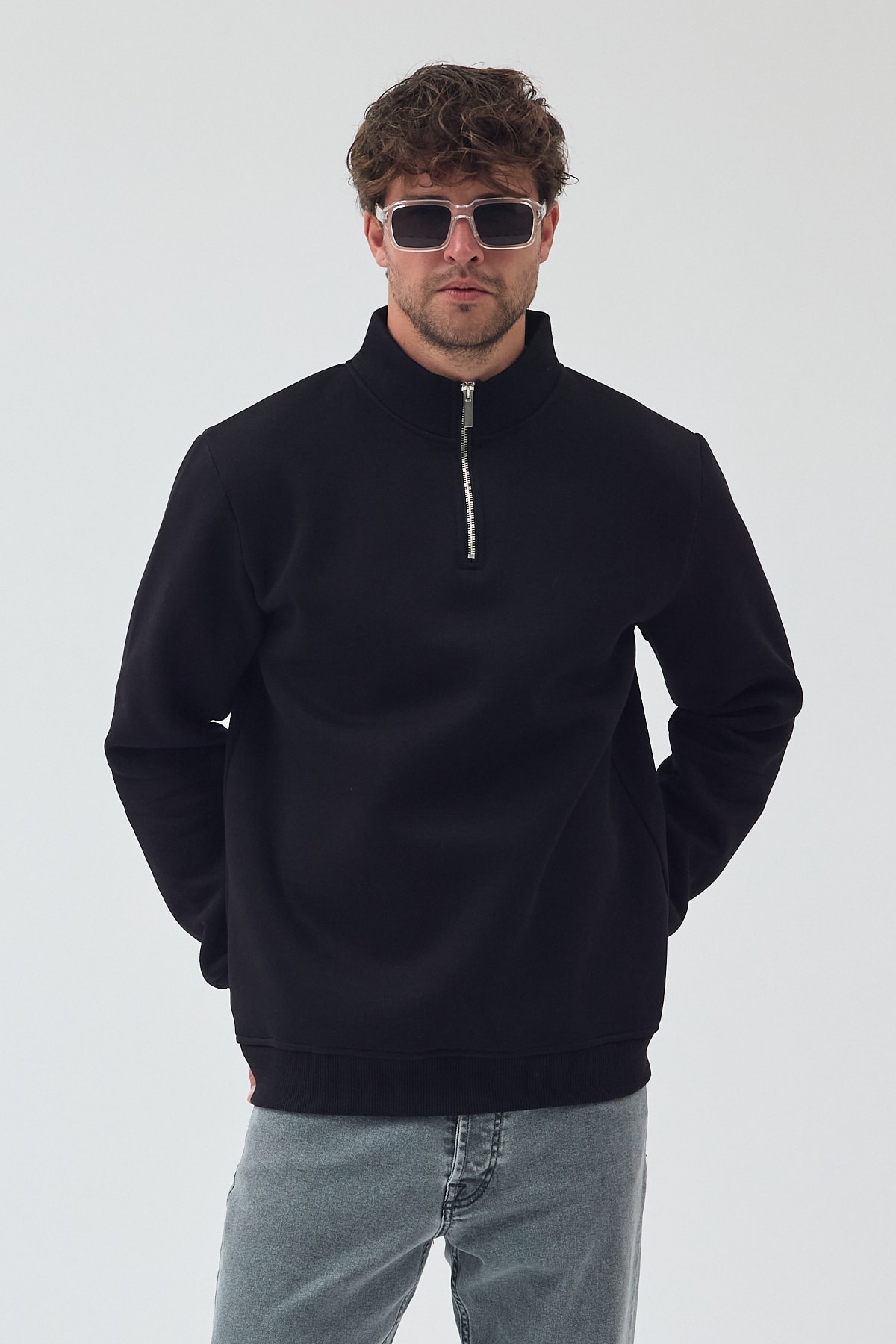Yarım Fermuarlı Sweat