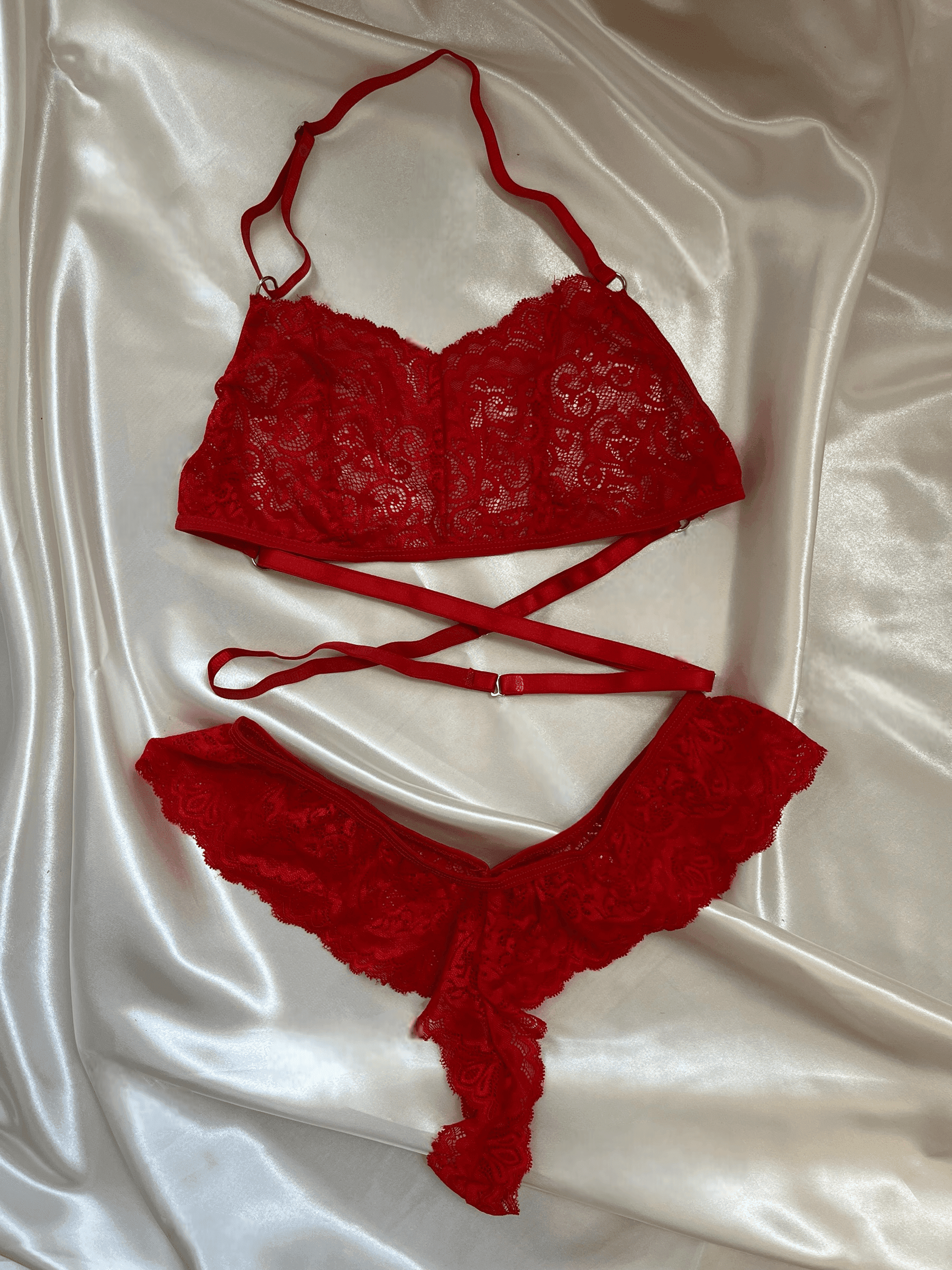 Cara - Kırmızı Bralet Takım