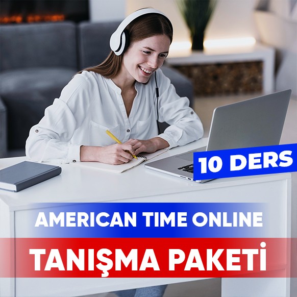 American Time Online Tanışma Paketi - Birebir Online Dil Eğitimi ( 10 Ders)