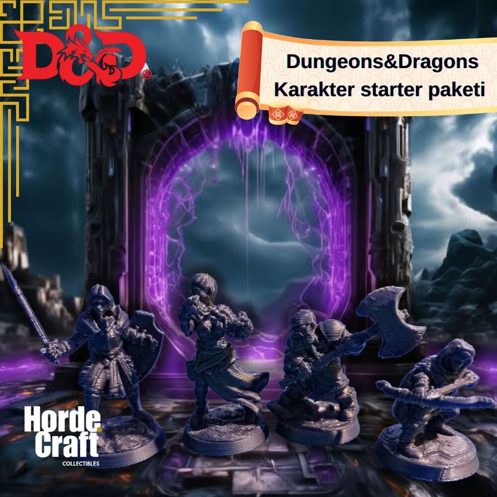 Dungeons&Dragons Karakter starter paketi dnd