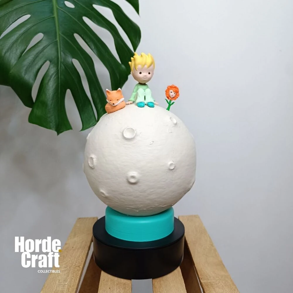 Küçük prens dekoratif masa süsü-lambası