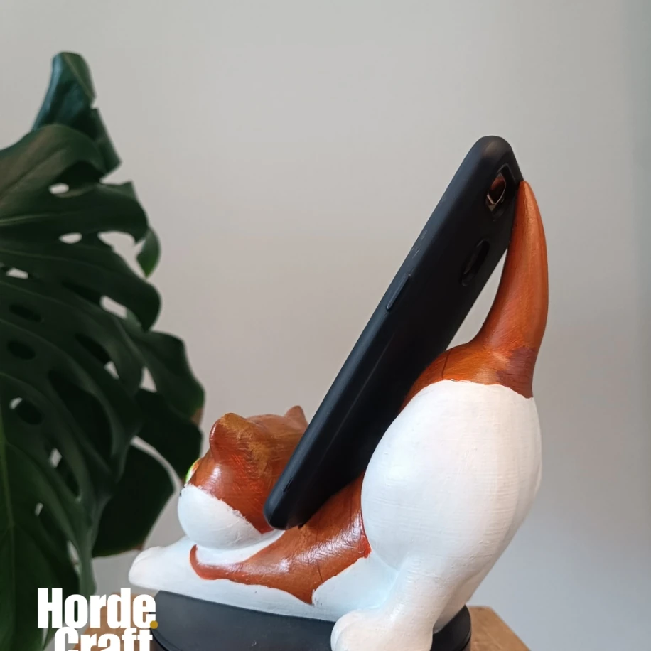 Sevimli kedi telefon/tablet tutucu