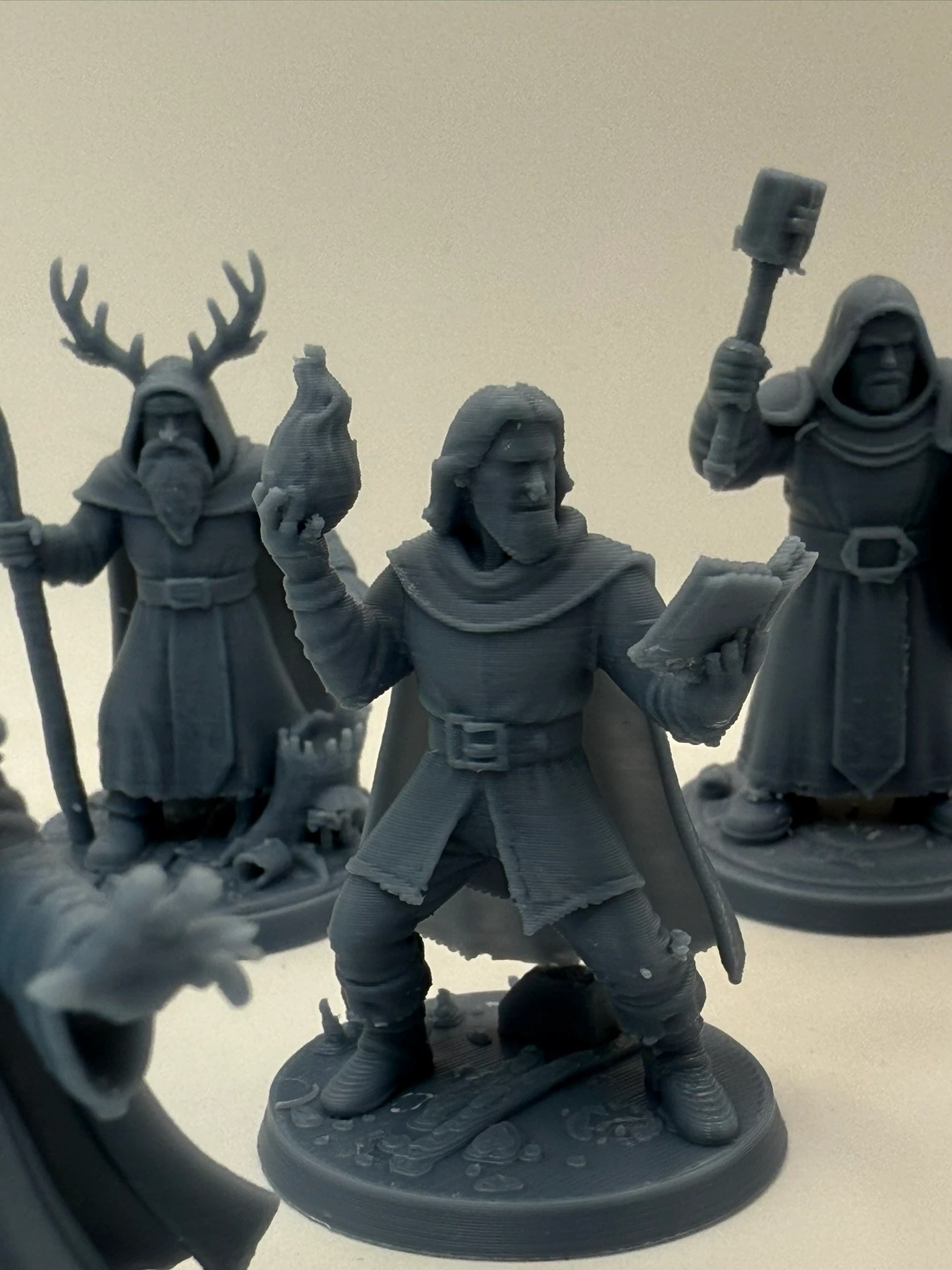 Dungeons&Dragons Karakter paketi 7 sınıf dnd minyatürleri 