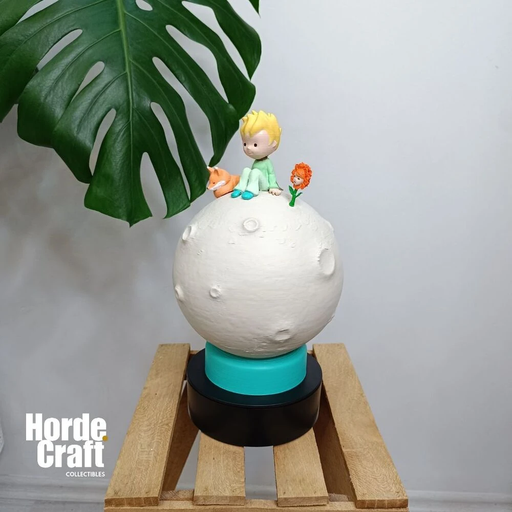 Küçük prens dekoratif masa süsü-lambası