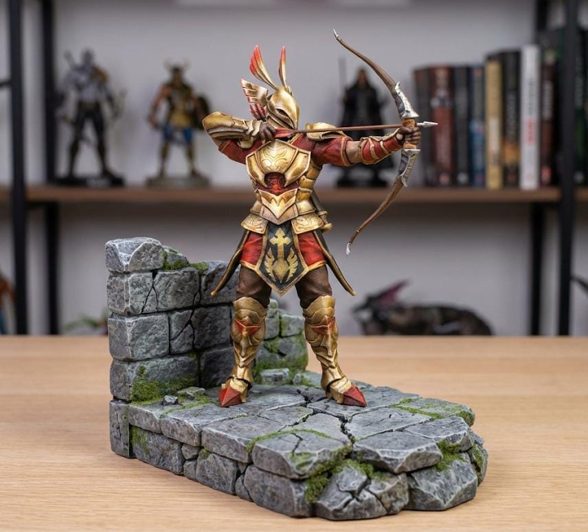 El Morad Rogue Okçu Gryphon Armor Figürü Knight online