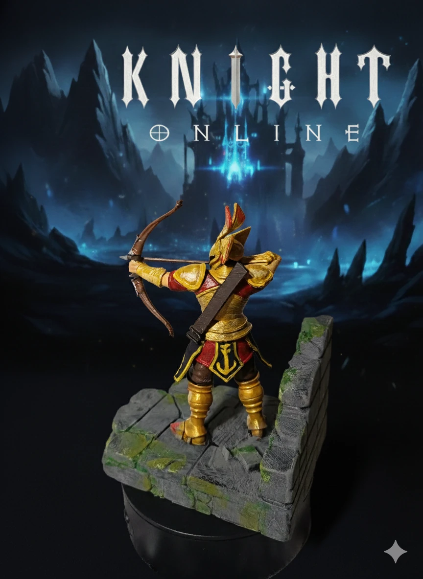 El Morad Rogue Okçu Gryphon Armor Figürü Knight online