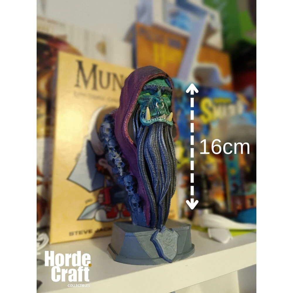 Guldan Warcraft büst figür