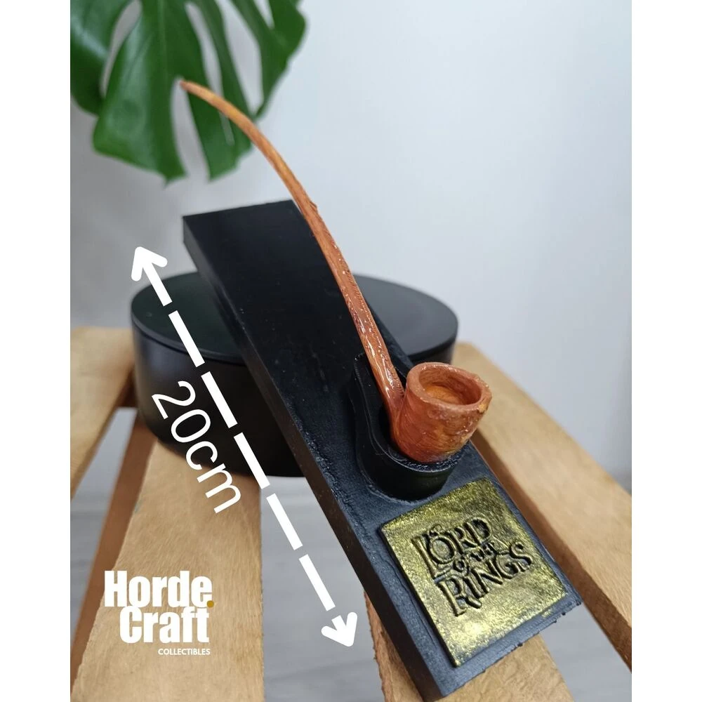 Gandalf piposu - Lord of the rings dekoratif masa süsü ofis dekorasyon figürü