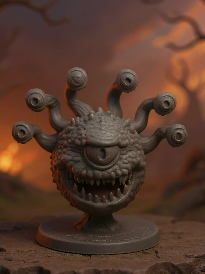 Beholder Monster Dungeons&Dragons Boss Canavar DnD