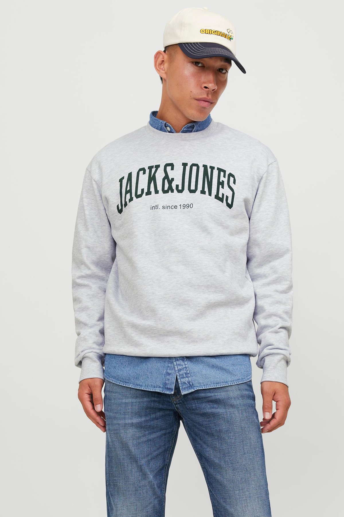 Jack & Jones Jjejosh Crew Erkek Sweatshirt 12248431